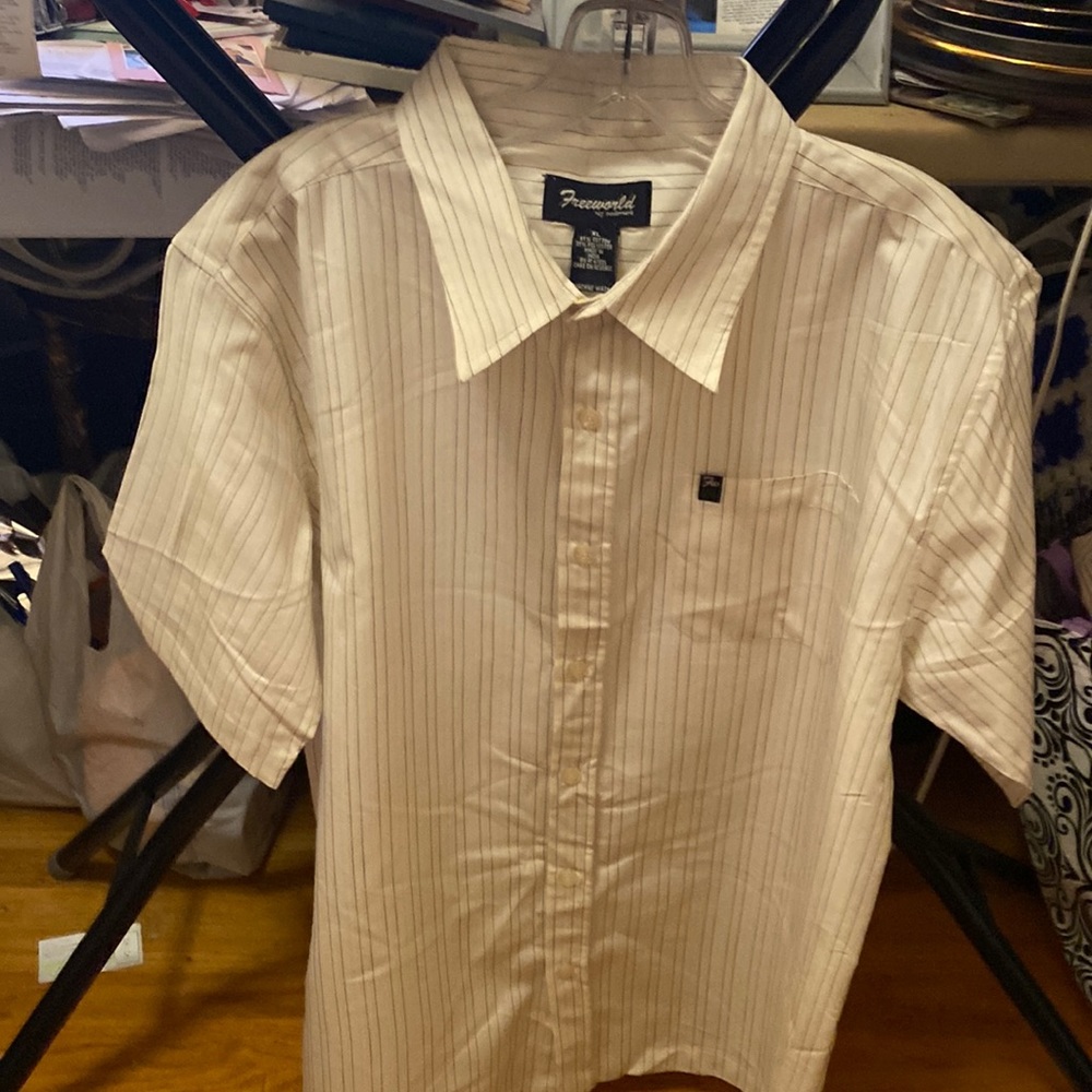 Freeworld mens XL casual button down shirt